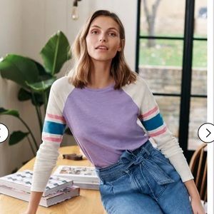 NWT Boden Lorna Baseball T